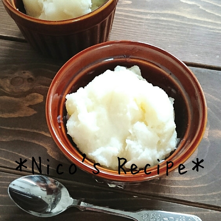 素朴な甘味♪じゃがいもアイス